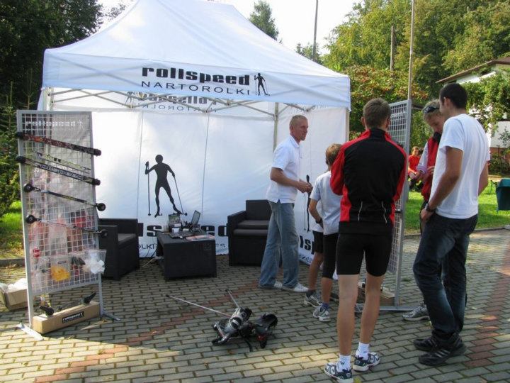 Stoisko Rollspeed podczas Pucharu Polski 2011 w Bystrej Śląskiej