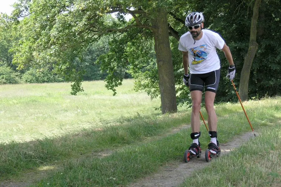 Rolki terenowe - można w trudniejszym terenie