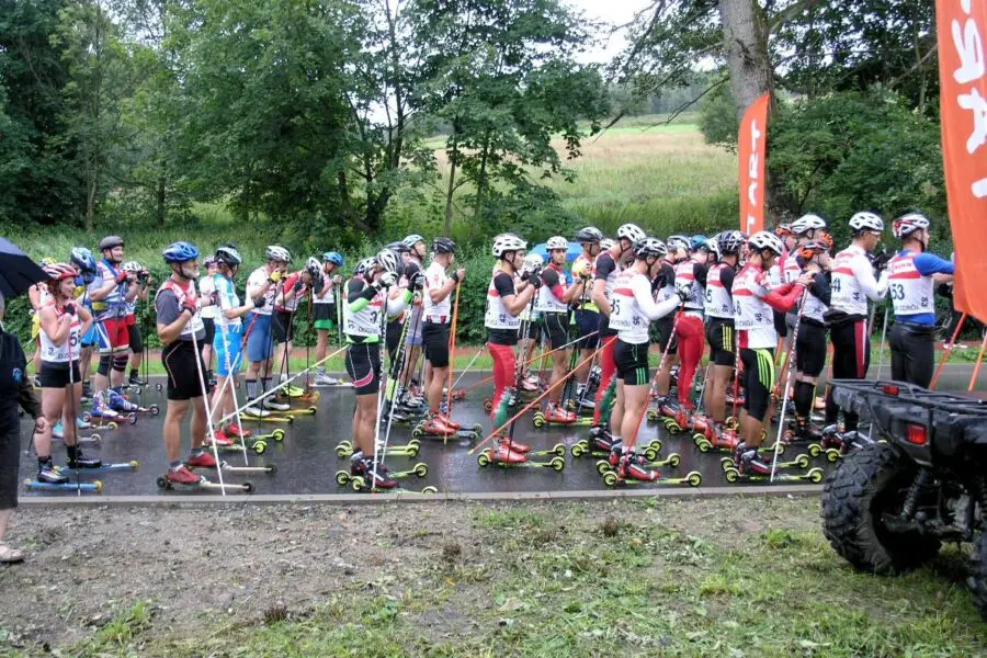 Uphill na nartorolkach w Dusznikach-Zdroju – rekord frekwencji pobity