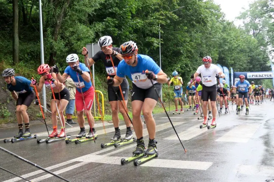 Uphill Gór Sowich zainaugurował sezon ścigania się pod górę na nartorolkach