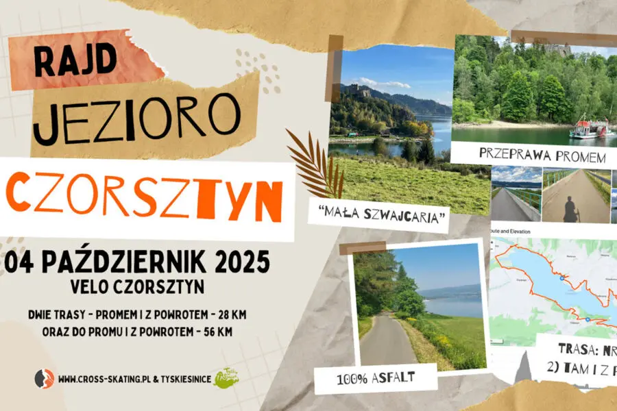 Jesienny rajd na nartorolkach terenowych na trasie Velo Czorsztyn