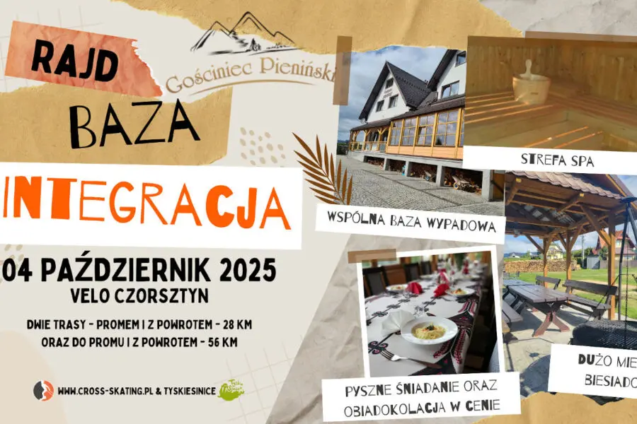 Jesienny rajd nartorolkowy Velo Czorsztyn – zintegruj się!