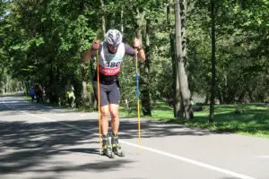 Sprinty na nartorolkach w Wiśle