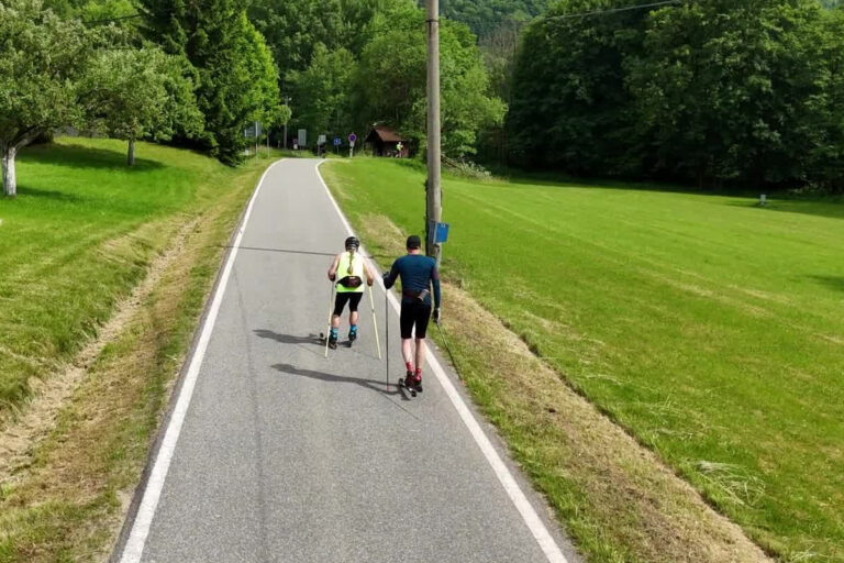 Na trasie biegu Uphill Ostra Góra